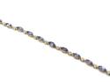 9ct Tanzanite & Diamond Bracelet