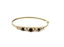 9ct Sapphire & Diamond Bangle