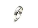 9ct White Gold Plain Wedding Ring