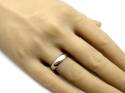 9ct White Gold Plain Wedding Ring