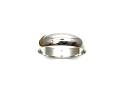 9ct White Gold Plain Wedding Ring