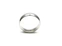 9ct White Gold Plain Wedding Ring