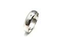 9ct White Gold Plain Wedding Ring