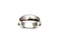 9ct White Gold Plain Wedding Ring