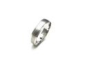 9ct White Gold Patterned Wedding Ring