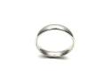 18ct White Gold Plain Wedding Ring