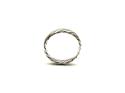 9ct Yellow& White Gold Twisted Ring 4mm