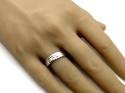 9ct White Gold Diamond Wedding Band 6mm