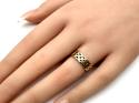 9ct Yellow Gold Celtic Ring 6.5 mm