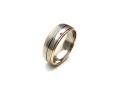 9ct Rose Gold & Palladium Wedding Ring