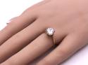 9ct Yellow Gold CZ Solitaire Ring