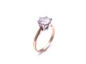 9ct Yellow Gold Moissanite Ring