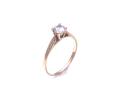 9ct Yellow Gold CZ Solitaire Ring