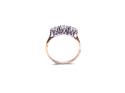 9ct Yellow Gold CZ 3 Stone Ring