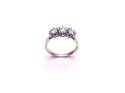 9ct Yellow Gold CZ 3 Stone Ring