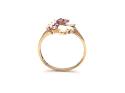 9ct Opal & Pink Sapphire Cluster Ring