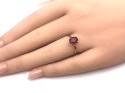 9ct Yellow Gold Ruby Solitaire Ring