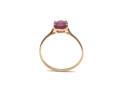 9ct Yellow Gold Ruby Solitaire Ring