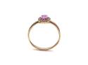 9ct Pink Sapphire & Diamond Ring