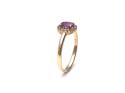 9ct Pink Sapphire & Diamond Ring