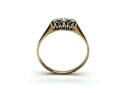 9ct Yellow Gold Diamond 3 Stone Ring