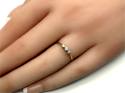 9ct Yellow Gold Diamond 3 Stone Ring