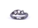 Platinum Diamond 3 Stone Ring