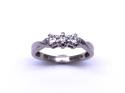 Platinum Diamond 3 Stone Ring