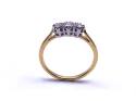 18ct Yellow Gold Diamond 3 Stone Ring