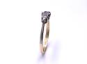 18ct Yellow Gold Diamond 3 Stone Ring