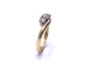 18ct Yellow Gold Diamond 3 Stone Ring