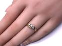 18ct Yellow Gold Diamond 3 Stone Ring