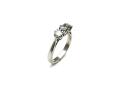 Platinum Diamond 3 Stone Ring 0.33ct