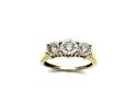 9ct Diamond 3 Stone Ring 0.25ct