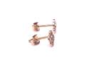 9ct Yellow Gold Diamond Stud Earrings