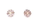 9ct Yellow Gold Filagree Stud Earrings