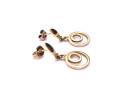 9ct Yellow Gold Circle Stud Earrings