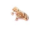 9ct Yellow Gold Swirl Stud Earrings