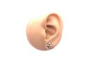 9ct 3 Colour Knot Stud Earrings