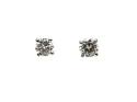 18ct White Gold Diamond Solitaire Earrings 0.69ct