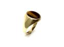 9ct Yellow Gold Tiger Eye Signet Ring