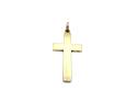 9ct Yellow Gold Plain Cross