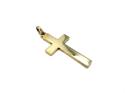 9ct Yellow Gold Plain Cross