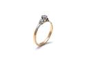 14ct Yellow Gold Diamond Solitaire Ring