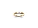 18ct Yellow Gold Diamond Solitaire Ring