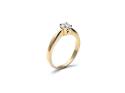 18ct Yellow Gold Diamond Solitaire Ring