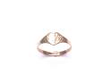 9ct Yellow Gold Heart Signet Ring