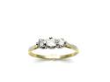 18ct Diamond 3 Stone Ring