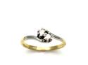 18ct Yellow Gold 2 Stone Ring