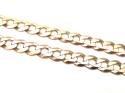 9ct Yellow Gold Curb Chain 24 inch